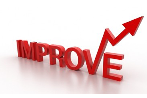 The word Improve with an upward movement arrow